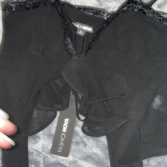 Black fashion nova top - Picture 3 of 5
